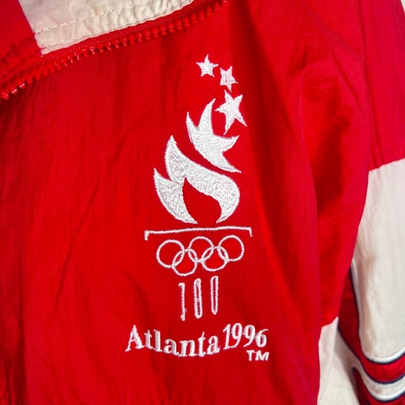 Vintage 1996 Atlanta Olympics Official Sweatsuit Embroidered Jacket XL - Picture 5 of 8
